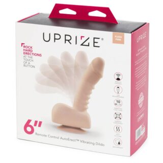 UPRIZE Remote Control Erecting Realistic Dildo Vibrator 8 Inch