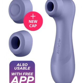 Stimulator Pro 2 Generation 3, 11 Viteze Suctiune, 12 Moduri Vibratii, Silicon, USB, IPX 7, Free App, Lila