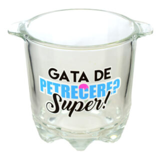 Frapiera gheata din sticla in cutie decorativa – Gata de petrecere? Super!