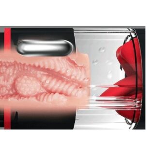 Stimulator Unisex Dream Lover Galaku, 7 Moduri Vibratii, 7 Moduri Licking, Silicon, USB, Rosu