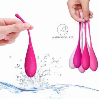 Set 6 Bile Love Drops Kegel Kit, Silicon, Multicolor