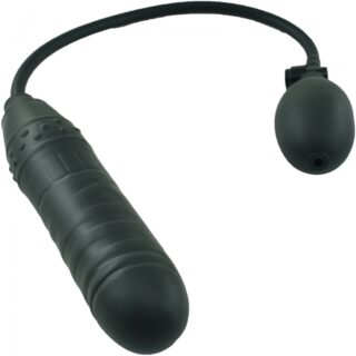 Dildo Gonflabil, Negru, 15 cm