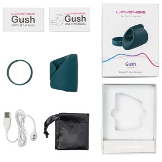 Stimulator Lovense Gush, Bluetooth Control, Free App, Silicon, Verde