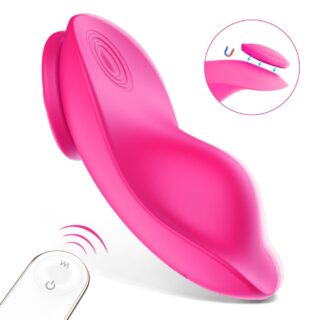Vivid Wearable Vibrator, 9 Vibration Modes, Silicone, USB, Pink, 8.5 cm