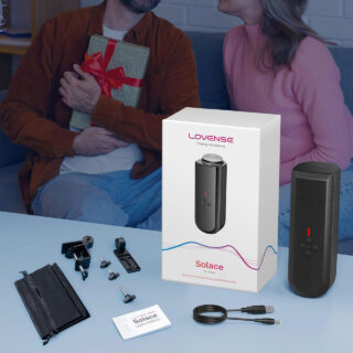 Masturbator Thrusting Lovense Solace Bluetooth Control, Free App