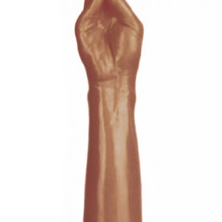 Dildo Fisting Naughty Hand, PVC, Caramel, 38.5 cm