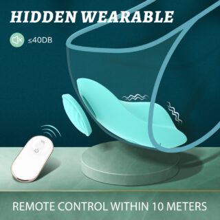 Vibrator Wearable  9 Moduri Vibratii, Silicon, USB -  8.5 cm