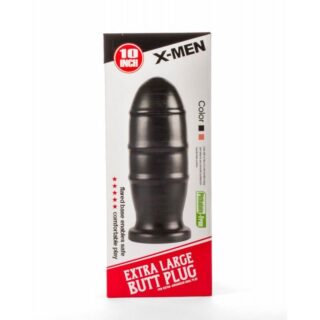 X-Men Extra Large Butt Plug Black I (25.4cm)