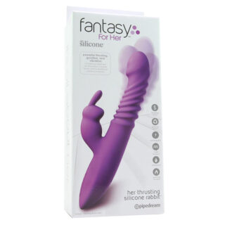 Vibrator Iepuras Her Thrusting Silicone Rabbit Mov