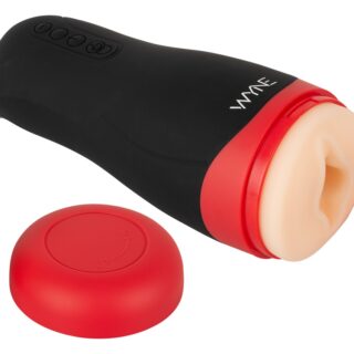 Masturbator Wyne 01, Vibration, Sucking, Warming, TPE, Natural, 26.5 cm