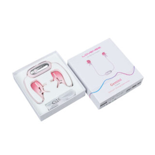 Clame pentru Sfarcuri Gemini Lovense, Bluetooth Control, Free App, Silicon, Roz