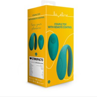 Loveline Couple Vibrator, 10 Vibration Modes, Remote Control, Silicone, USB, Green