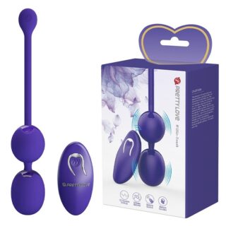 Bile Kegel Willie Youth, Remote Control, 12 Moduri Vibratii, Silicon, USB, Violet