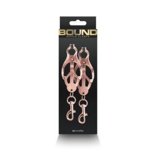 Bound - Nipple Clamps - Rose Gold