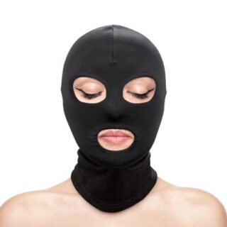 Fetish & Fashion - Eyes & Mouth Hood - Black