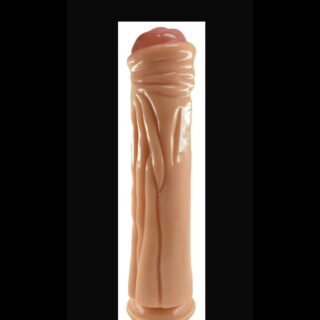 Dildo Gigant Stallion cu Ventuza, Pvc/ Natural - 31.5 cm