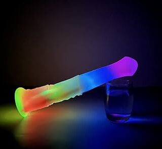 Dildo Luminous Horse Fosforescent - 29 cm