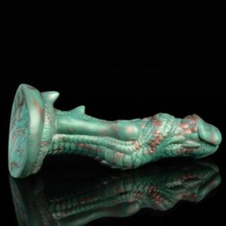 Dildo  Silicon Lichid Verde - 20.5 cm