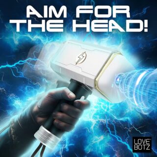 Hammer Masturbator Thunder Stroker Thors - Sucking&Vibrating - 23.1 cm