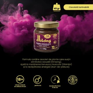 Ciocolata Afrodisiaca Femei DIBLONG pentru Libido si Intensificarea Orgasmului-40 gr