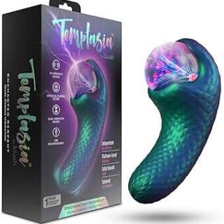 Stimulator Dual Glob cu Plasma 10 Moduri Vibratii, Silicon Platinum