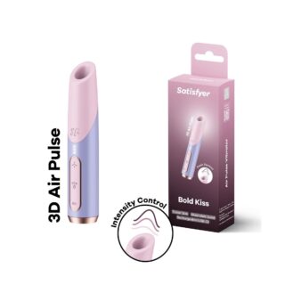 Vibrator Satisfyer Kiss,30 Programe Suctiune-13 cm