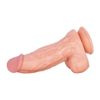 Dildo Realist  cu Ventuza Natural - 21.5 cm