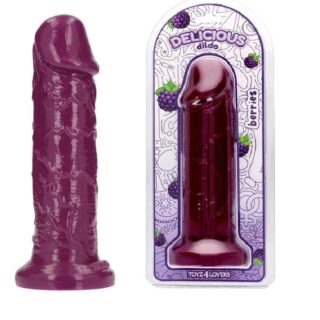 Dildo Realist Parfumat  Aroma Mure - 25 cm