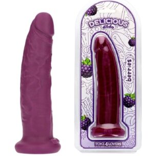 Dildo Realist Parfumat Aroma Mure - 19.5 cm