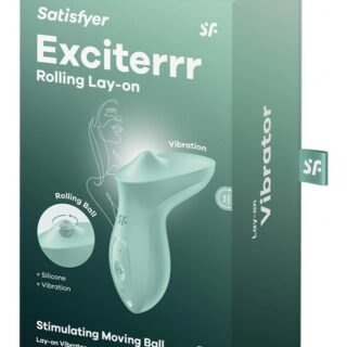 Stimulator Exciterrr, 10 Moduri Vibratii, 13 Moduri de Miscare Bila - Verde