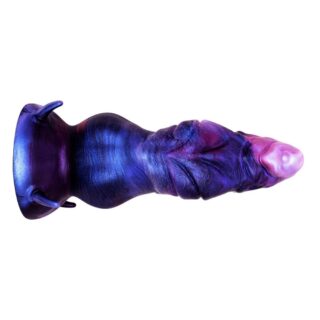 Dildo Fantasy cu Ventuza, Mov - 19,5 cm