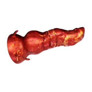 Dildo Fantasy  Silicon Lichid, Rosu -19.5 cm