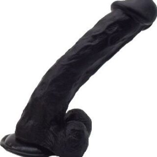 Dildo Big Realistic,  Negru, 27.5 cm